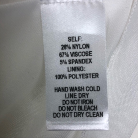 Lulus Going Steady Criss Cross Open Back Skater Ivory Mini Dress Size Medium - Picture 11 of 13